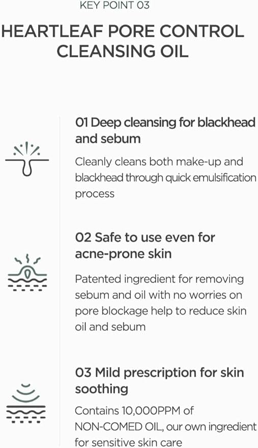 Anua – Heartleaf Pore Control Cleansing Oil