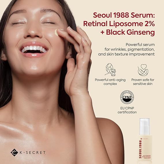K-Secret SEOUL 1988 Serum  Retinal Liposome 2% + Black Ginseng