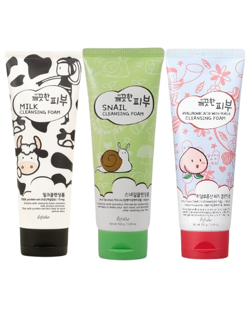 Esfolio Cleansing Foam Trio – 150g Each