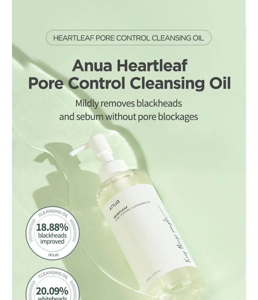Anua – Heartleaf Pore Control Cleansing Oil