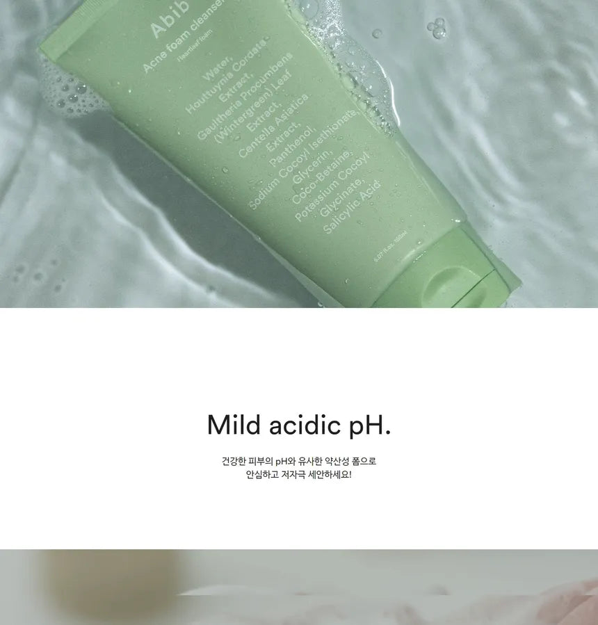 Abib – Acne Foam Cleanser Heartleaf Foam