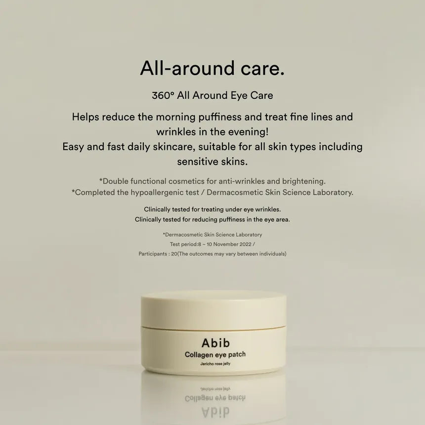 Abib – Collagen Eye Patch Jericho Rose Jelly (60pcs)