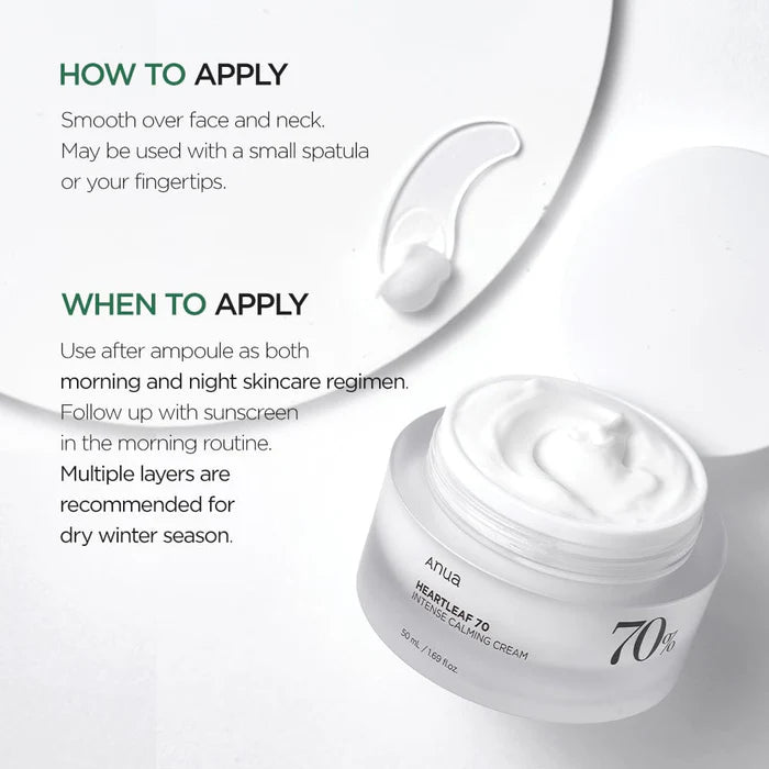 Anua- Heartleaf 70 Intense Calming Cream