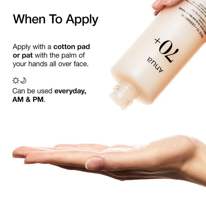 Anua – Rice 70 Glow Milky Toner 250ml